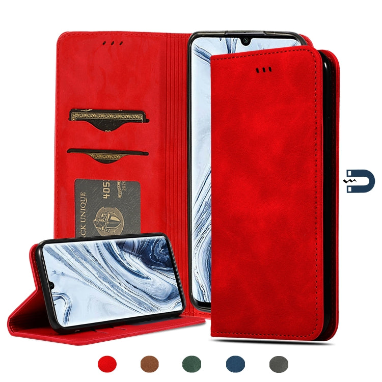Retro Skin Feel Business Magnetic Horizontal Flip Leather Case, For Redmi K30 & Poco X2, For Redmi K30 Pro / Poco F2 Pro, For Redmi Note 9 / Redmi 10X 4G, For Redmi Note 9 Pro / Note 9S, For Xiaomi Poco M2 Pro, For Xiaomi Mi CC9 Pro / Note 10