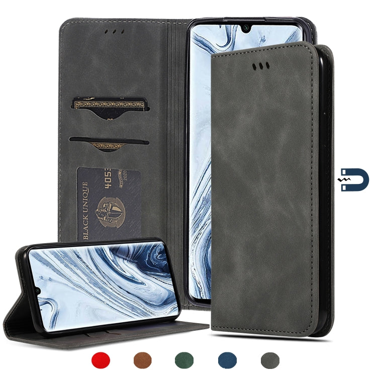 Retro Skin Feel Business Magnetic Horizontal Flip Leather Case, For Redmi K30 & Poco X2, For Redmi K30 Pro / Poco F2 Pro, For Redmi Note 9 / Redmi 10X 4G, For Redmi Note 9 Pro / Note 9S, For Xiaomi Poco M2 Pro, For Xiaomi Mi CC9 Pro / Note 10