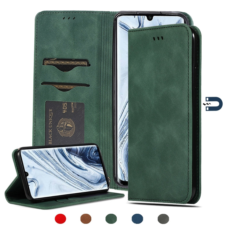Retro Skin Feel Business Magnetic Horizontal Flip Leather Case, For Redmi K30 & Poco X2, For Redmi K30 Pro / Poco F2 Pro, For Redmi Note 9 / Redmi 10X 4G, For Redmi Note 9 Pro / Note 9S, For Xiaomi Poco M2 Pro, For Xiaomi Mi CC9 Pro / Note 10