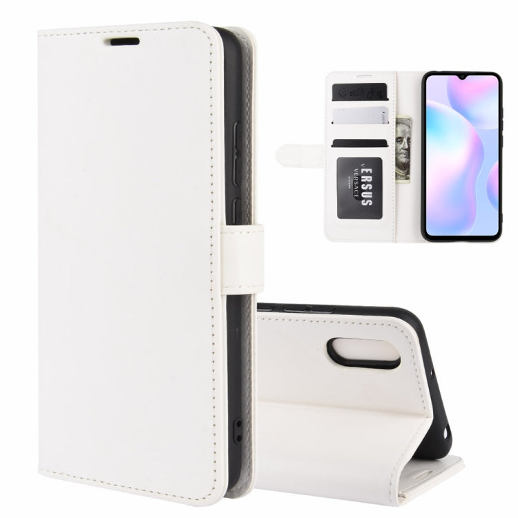 For Xiaomi Redmi 9A R64 Texture Single Horizontal Flip Protective Case with Holder & Card Slots & Wallet& Photo Frame, For Xiaomi Redmi 9A