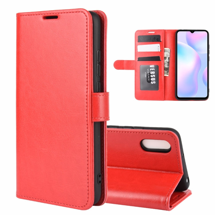 For Xiaomi Redmi 9A R64 Texture Single Horizontal Flip Protective Case with Holder & Card Slots & Wallet& Photo Frame, For Xiaomi Redmi 9A