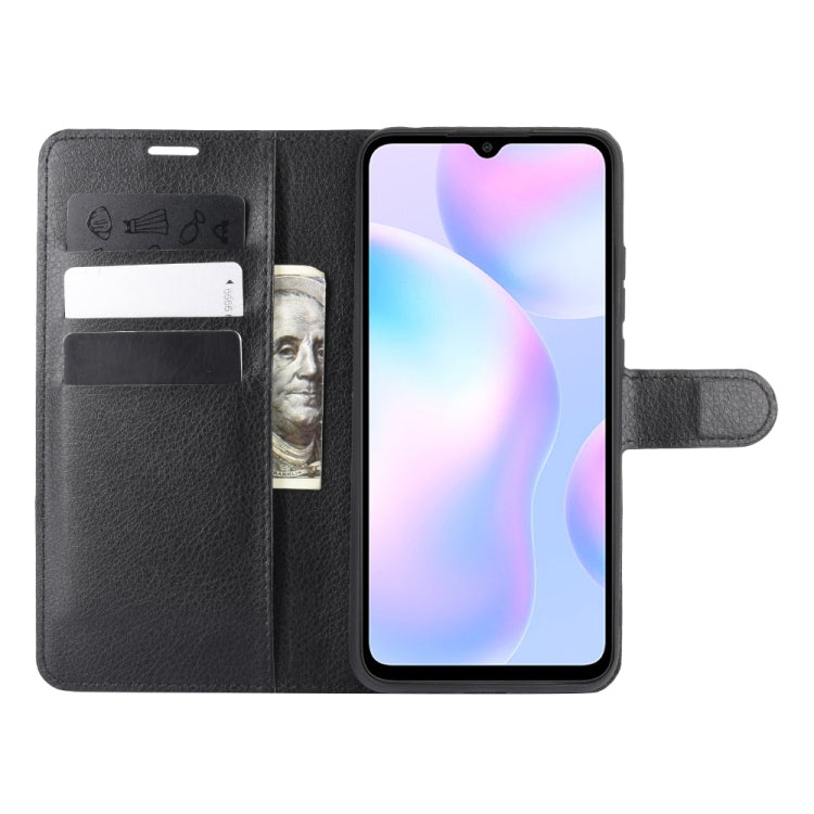 For Xiaomi Redmi 9A Litchi Texture Horizontal Flip Protective Case with Holder & Card Slots & Wallet, For Redmi 9A, For Xiaomi Redmi 9A