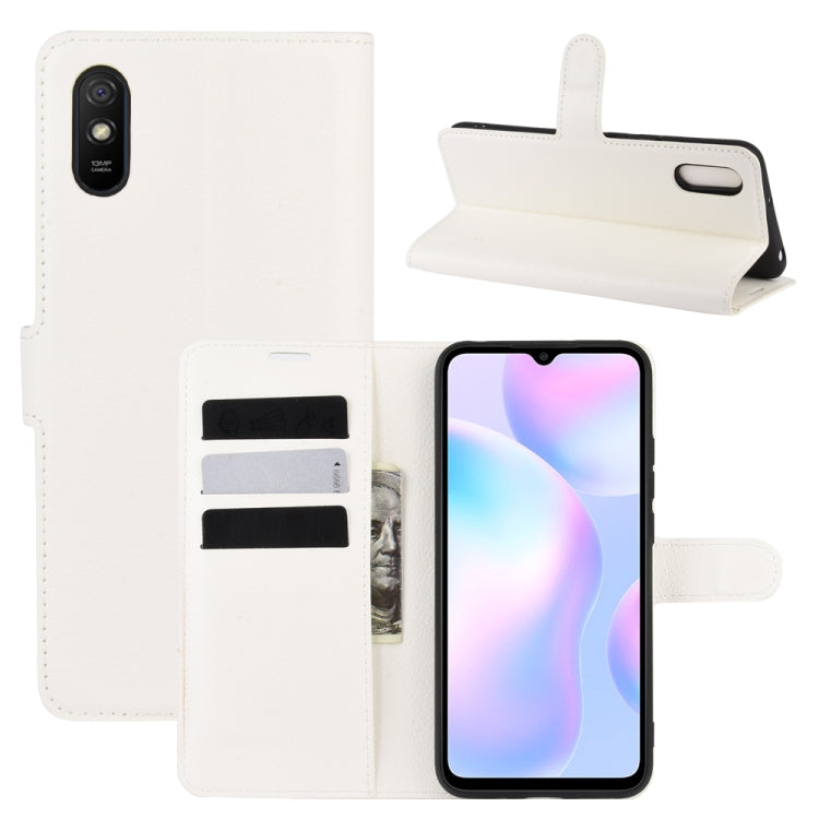 For Xiaomi Redmi 9A Litchi Texture Horizontal Flip Protective Case with Holder & Card Slots & Wallet, For Redmi 9A, For Xiaomi Redmi 9A