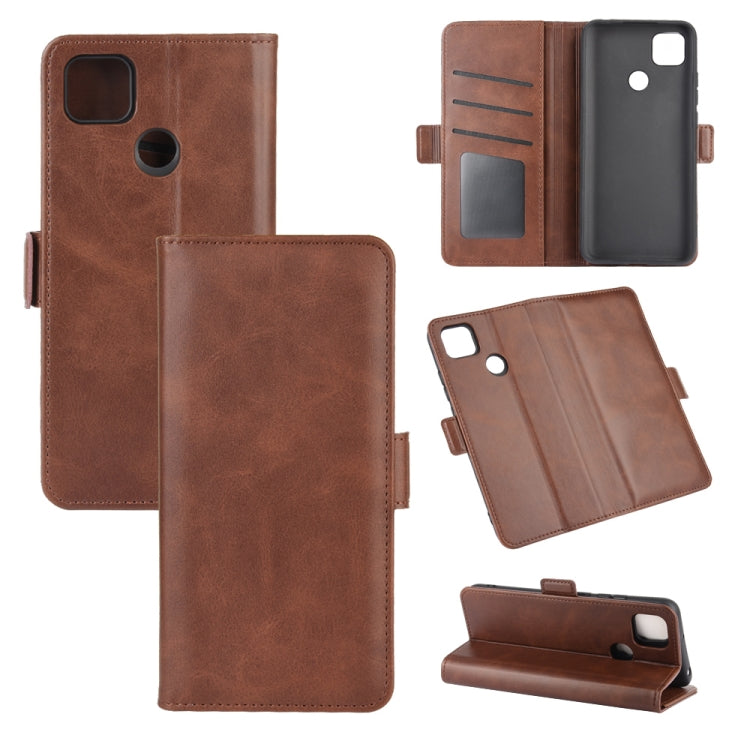 For Xiaomi Redmi 9C Dual-side Magnetic Buckle Horizontal Flip Leather Case with Holder & Card Slots & Wallet, For Redmi 9C, For Xiaomi Redmi 9C