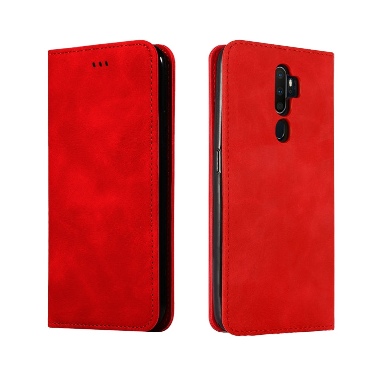 Retro Skin Feel Business Magnetic Horizontal Flip Leather Case, For OPPO A9 2020 & A5 2020 & A11X, For OPPO Reno 2Z & Reno 2F