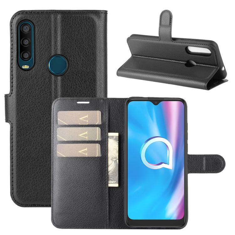 For Alcatel 1SE  2020 Litchi Texture Horizontal Flip Protective Case with Holder & Card Slots & Wallet, For Alcatel 1SE 2020