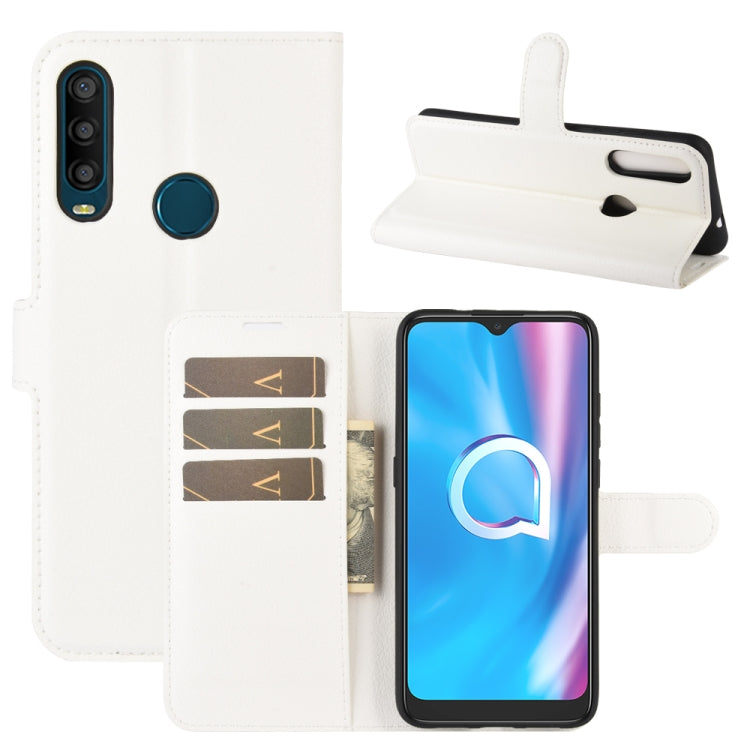For Alcatel 1SE  2020 Litchi Texture Horizontal Flip Protective Case with Holder & Card Slots & Wallet, For Alcatel 1SE 2020