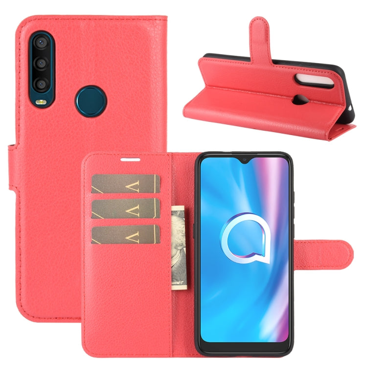 For Alcatel 1SE  2020 Litchi Texture Horizontal Flip Protective Case with Holder & Card Slots & Wallet, For Alcatel 1SE 2020