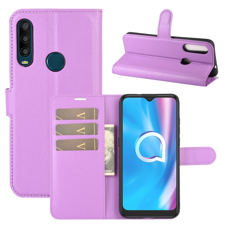 For Alcatel 1SE  2020 Litchi Texture Horizontal Flip Protective Case with Holder & Card Slots & Wallet, For Alcatel 1SE 2020