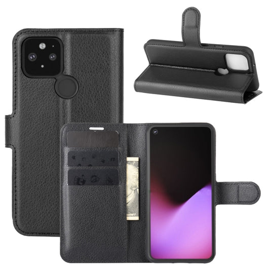 For Google Pixel 5 XL  Litchi Texture Horizontal Flip Protective Case with Holder & Card Slots & Wallet, For Google Pixel 5 XL