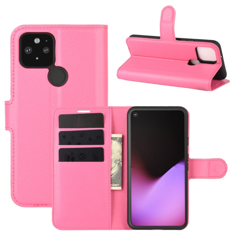 For Google Pixel 5 XL  Litchi Texture Horizontal Flip Protective Case with Holder & Card Slots & Wallet, For Google Pixel 5 XL
