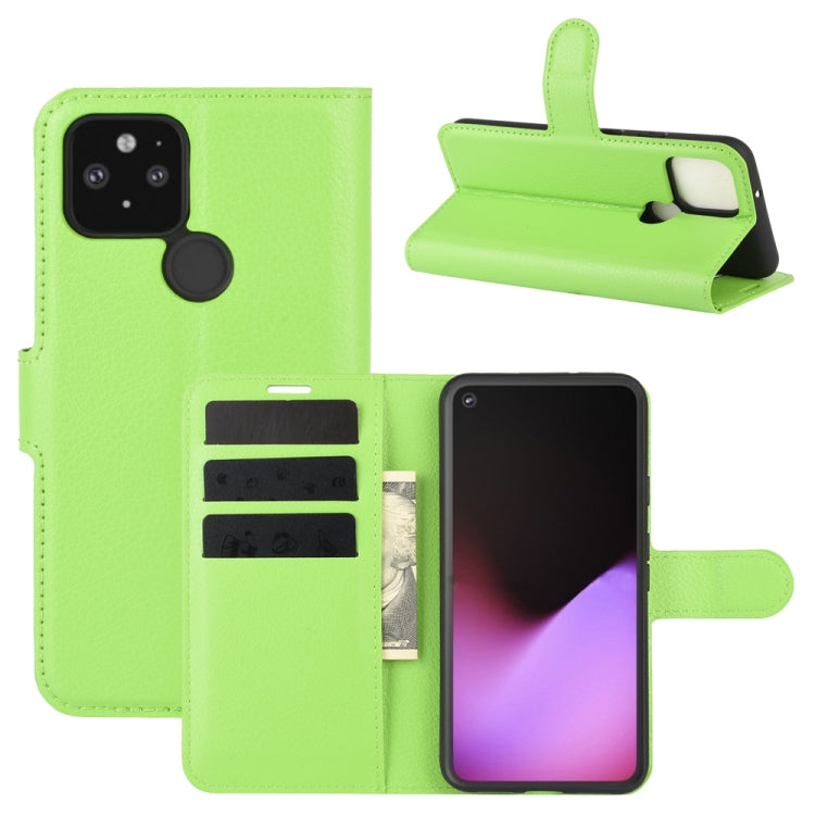For Google Pixel 5 XL  Litchi Texture Horizontal Flip Protective Case with Holder & Card Slots & Wallet, For Google Pixel 5 XL