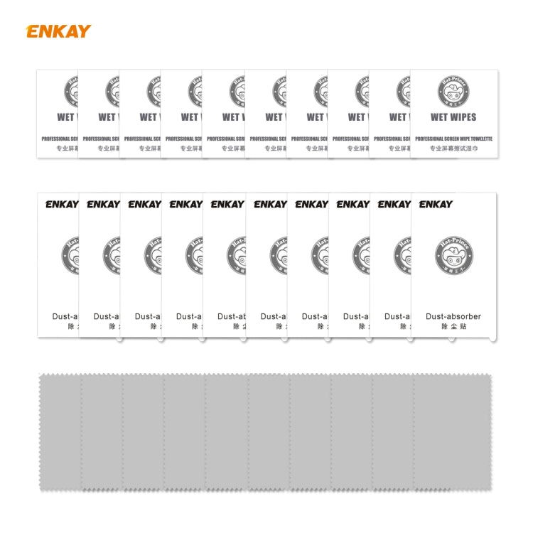 10 PCS ENKAY Hat-Prince Full Glue 0.26mm 9H 2.5D Tempered Glass Full Coverage Film, For Samsung Galaxy M31s, For OnePlus Nord