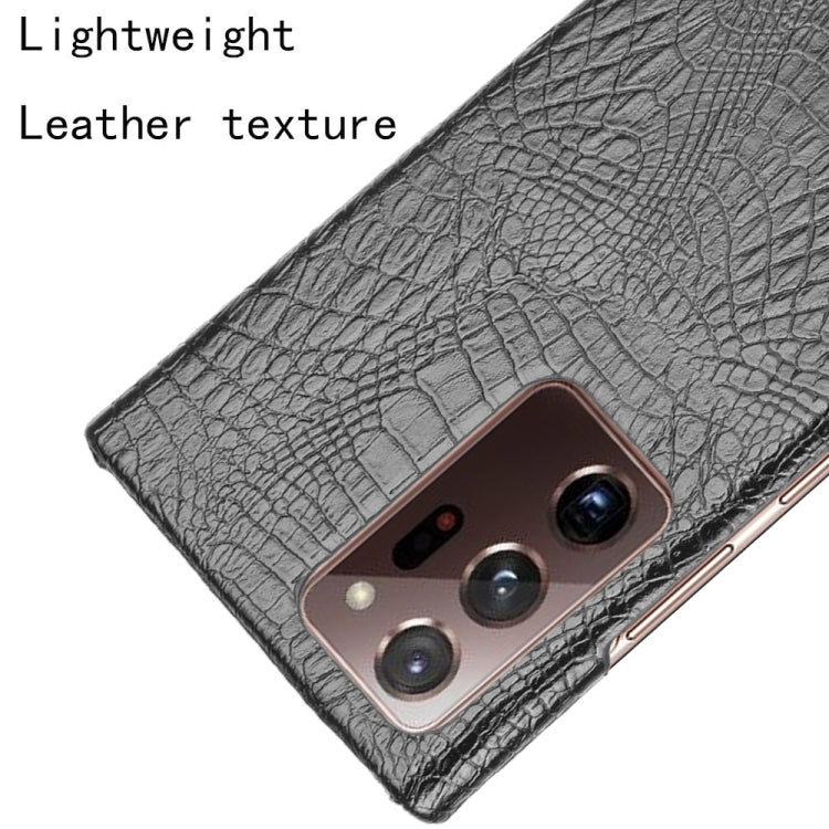 For Samsung Galaxy Note20 Ultra Shockproof Crocodile Texture PC + PU Case, For Galaxy Note20 Ultra