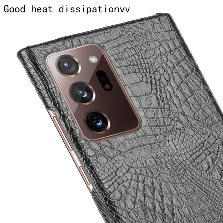 For Samsung Galaxy Note20 Ultra Shockproof Crocodile Texture PC + PU Case, For Galaxy Note20 Ultra