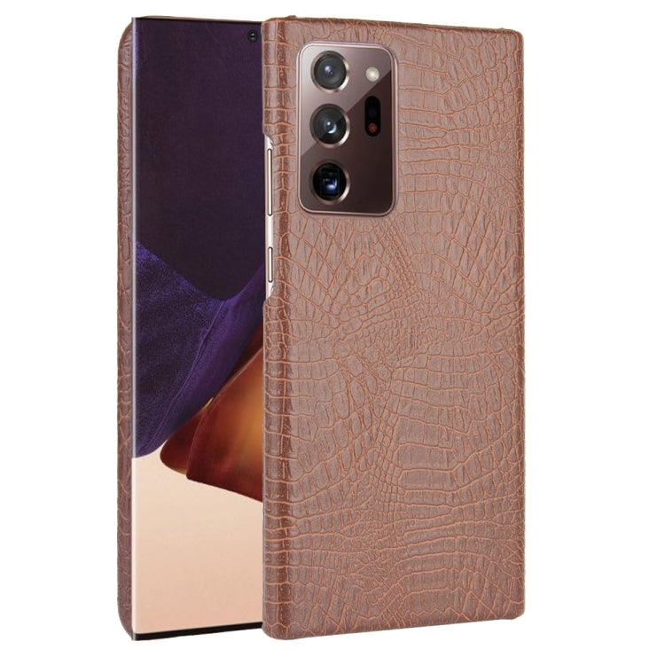 For Samsung Galaxy Note20 Ultra Shockproof Crocodile Texture PC + PU Case, For Galaxy Note20 Ultra