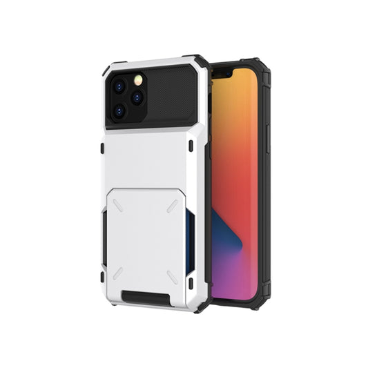 For iPhone 12 Scratch-Resistant Shockproof Heavy Duty Rugged Armor Protective Case with Card Slot, For iPhone 12 mini