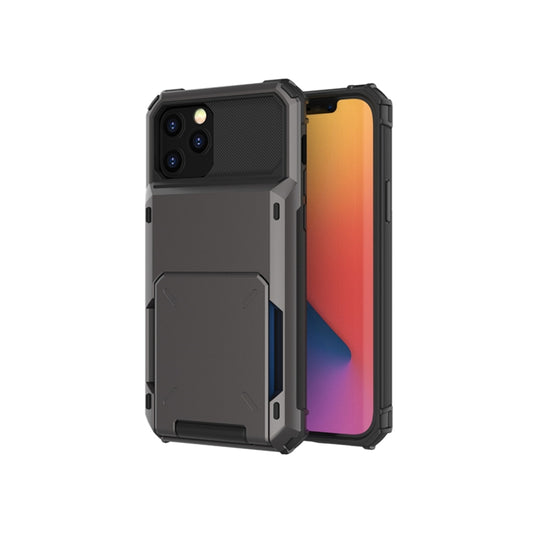 For iPhone 12 Pro Max Scratch-Resistant Shockproof Heavy Duty Rugged Armor Protective Case with Card Solt, For iPhone 12 Pro Max