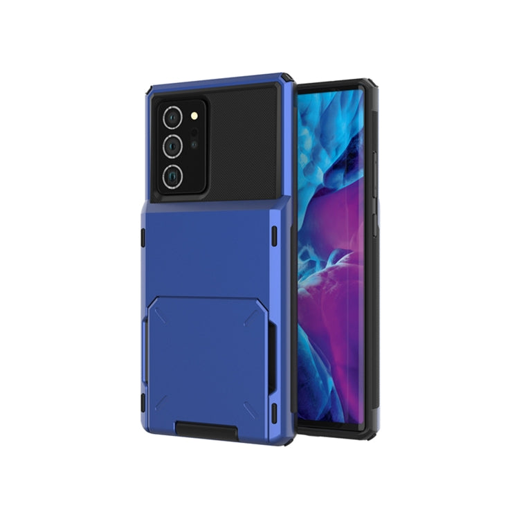 For Samsung Galaxy Note20 Scratch-Resistant Shockproof Heavy Duty Rugged Armor Protective Case with Card Slot