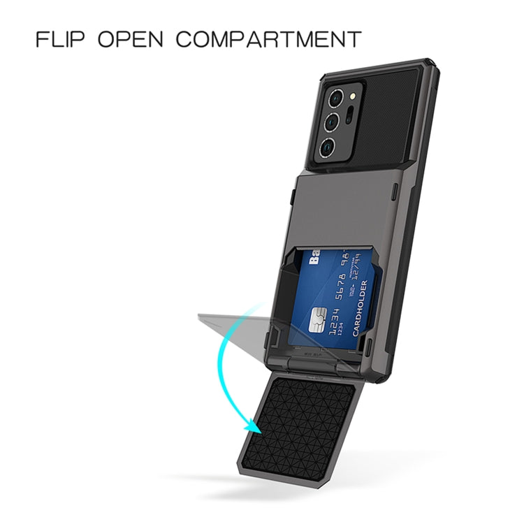 For Samsung Galaxy Note20 Ultra Scratch-Resistant Shockproof Heavy Duty Rugged Armor Protective Case with Card Slot