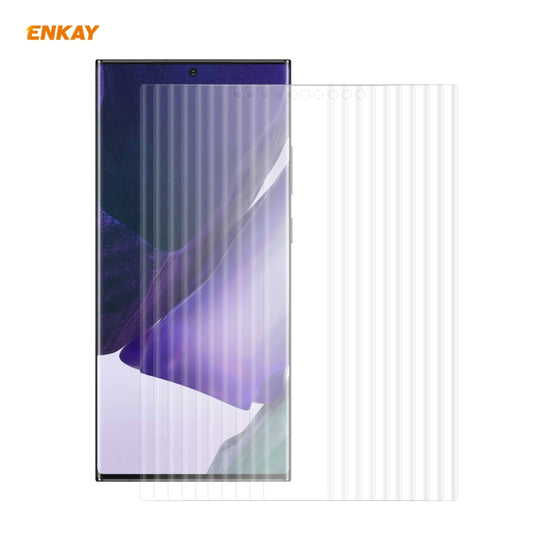 For Samsung Galaxy Note 20 Ultra 10 PCS ENKAY Hat-Prince 3D Full Screen PET Curved Hot Bending HD Screen Protector Soft Film, For Samsung Galaxy Note 20 Ultra