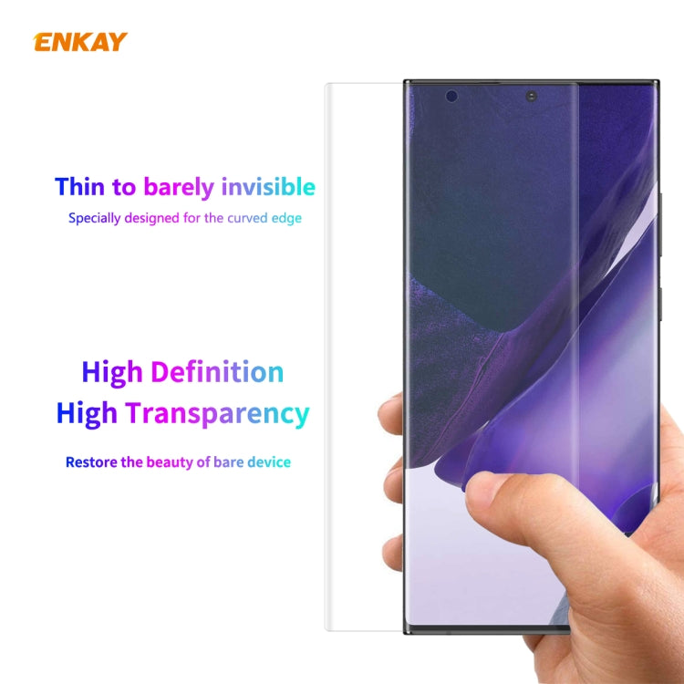 For Samsung Galaxy Note 20 Ultra 10 PCS ENKAY Hat-Prince 3D Full Screen PET Curved Hot Bending HD Screen Protector Soft Film, For Samsung Galaxy Note 20 Ultra