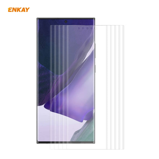 For Samsung Galaxy Note 20 Ultra 5 PCS ENKAY Hat-Prince 3D Full Screen PET Curved Hot Bending HD Screen Protector Soft Film, For Samsung Galaxy Note 20 Ultra