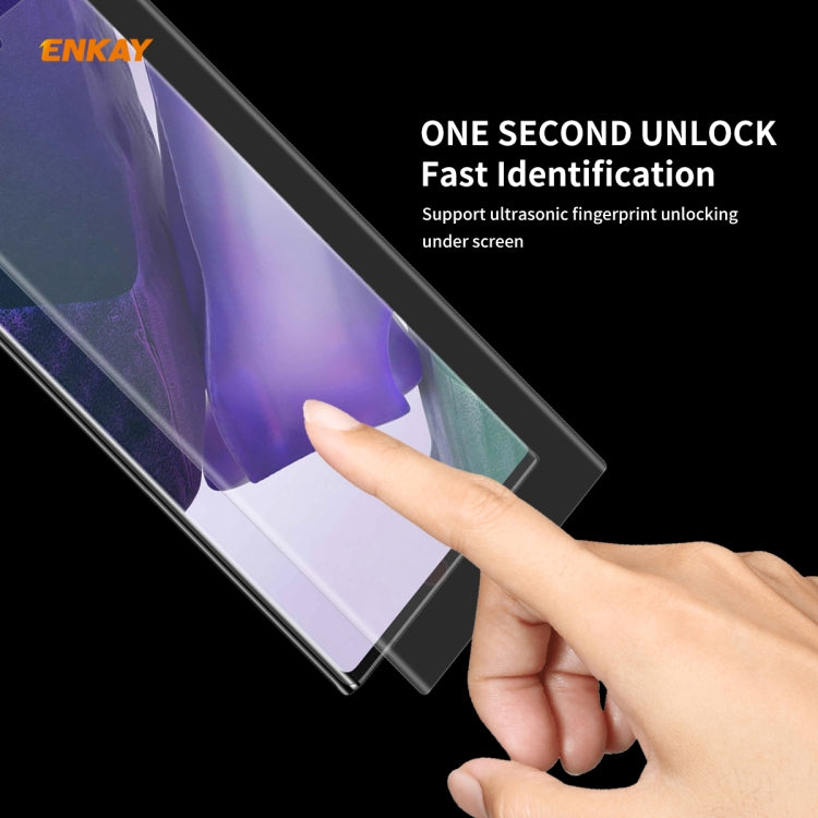 For Samsung Galaxy Note 20 Ultra 5 PCS ENKAY Hat-Prince 3D Full Screen PET Curved Hot Bending HD Screen Protector Soft Film, For Samsung Galaxy Note 20 Ultra