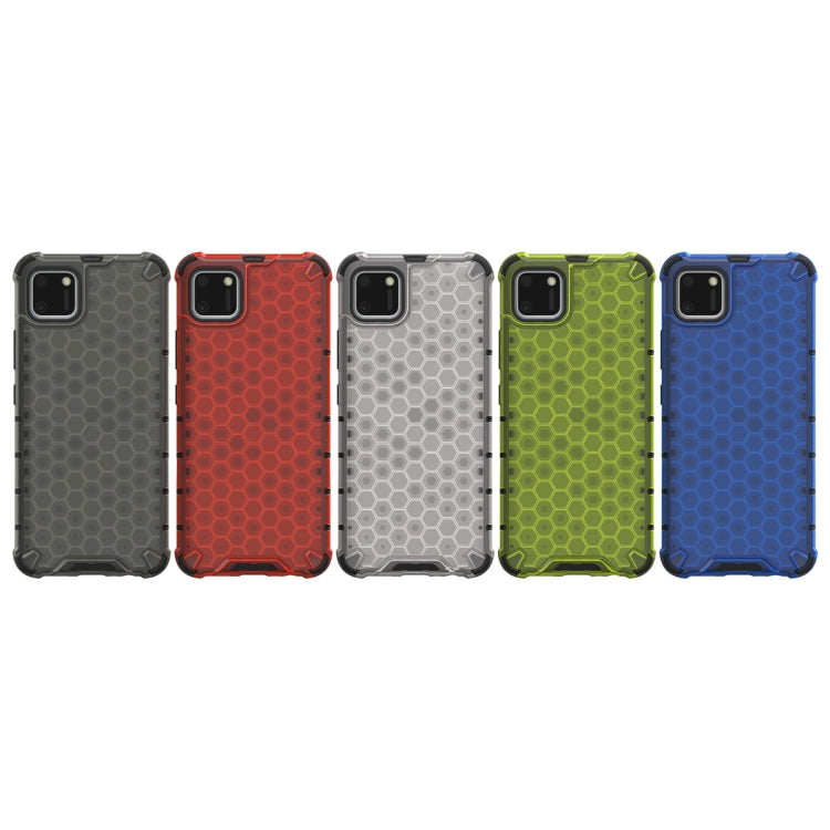 For OPPO Realme C15 Shockproof Honeycomb PC + TPU Case