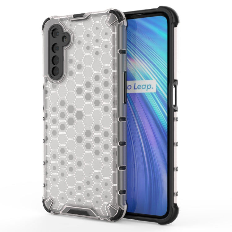 For OPPO Realme 6 Shockproof Honeycomb PC + TPU Case, For OPPO Realme 6