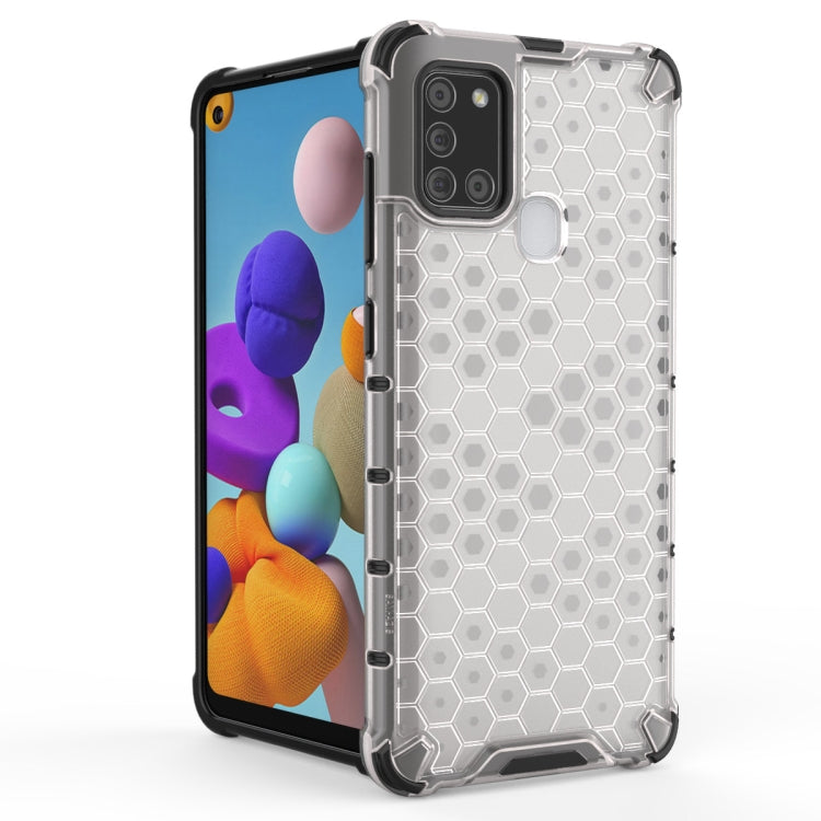 For Samsung Galaxy A21S  Shockproof Honeycomb PC + TPU Case, For Galaxy A21S