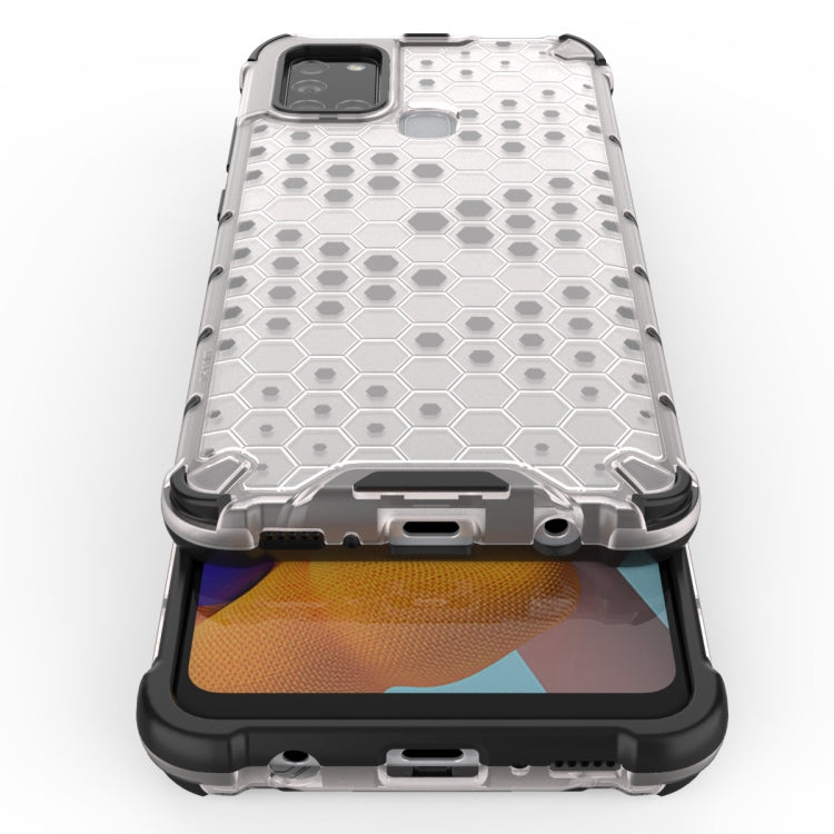 For Samsung Galaxy A21S  Shockproof Honeycomb PC + TPU Case, For Galaxy A21S
