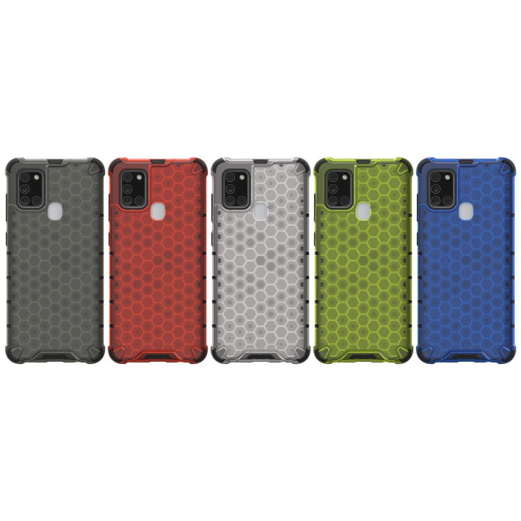 For Samsung Galaxy A21S  Shockproof Honeycomb PC + TPU Case, For Galaxy A21S