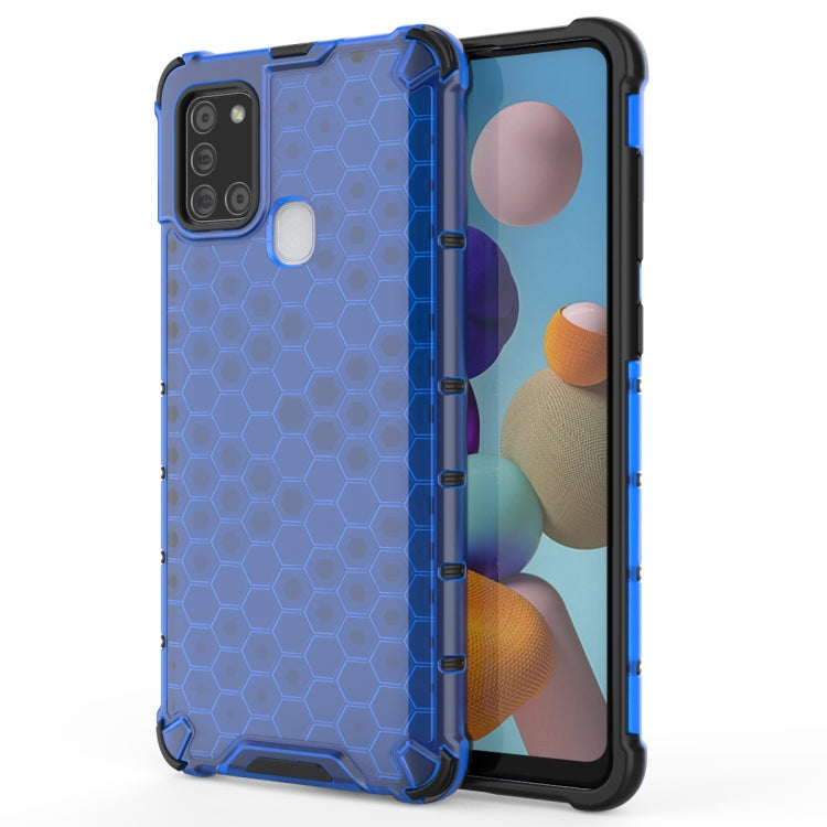 For Samsung Galaxy A21S  Shockproof Honeycomb PC + TPU Case, For Galaxy A21S