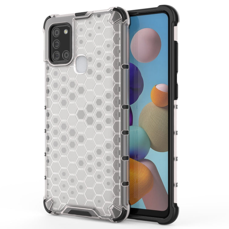 For Samsung Galaxy A21S  Shockproof Honeycomb PC + TPU Case, For Galaxy A21S