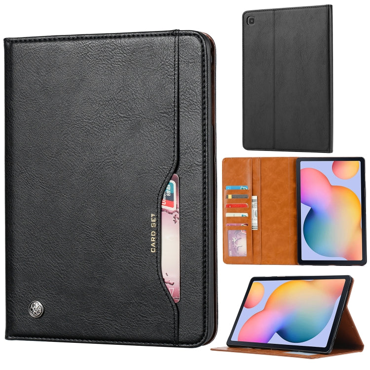 For Samsung Galaxy Tab A7 2020 / T505 Knead Skin Texture Horizontal Flip Leather Case , with Photo Frame & Holder & Card Slots & Wallet, For Galaxy Tab A7 2020, For Samsung Galaxy Tab A7 2020