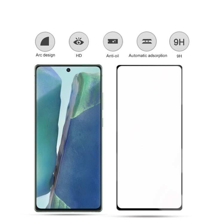 For Samsung Galaxy Note 20 mocolo 0.33mm 9H 2.5D Full Glue Tempered Glass Film, Support Fingerprint Unlock, For Samsung Galaxy Note 20