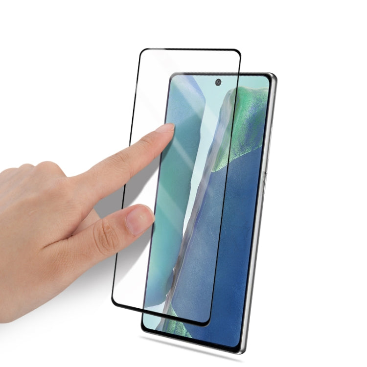 For Samsung Galaxy Note 20 mocolo 0.33mm 9H 2.5D Full Glue Tempered Glass Film, Support Fingerprint Unlock, For Samsung Galaxy Note 20