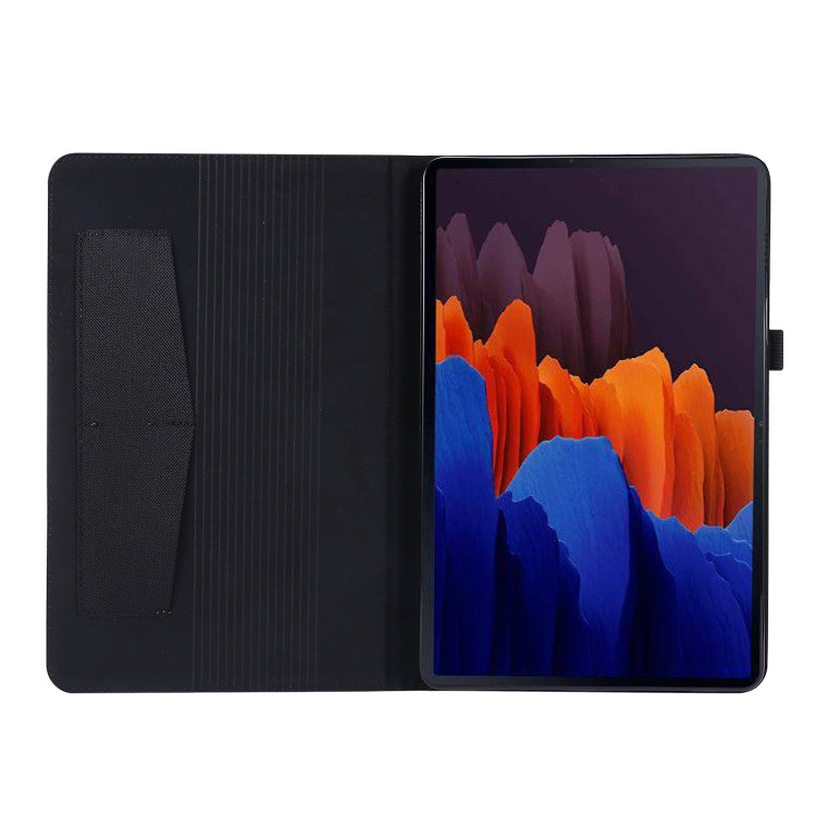 Horizontal Flip TPU + Fabric PU Leather Protective Case with Card Slots & Holder, For Galaxy Tab S8 / Galaxy Tab S7, For Samsung Galaxy Tab S8 / Galaxy Tab S7, For Galaxy Tab A7(2020), For Galaxy Tab A 7(2020)