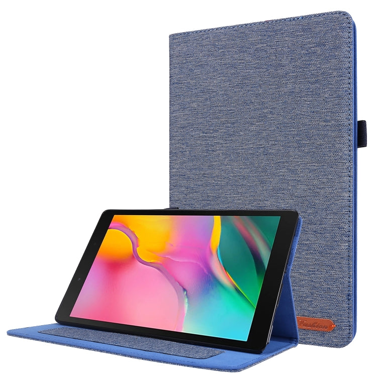 Horizontal Flip TPU + Fabric PU Leather Protective Case with Card Slots & Holder, For Galaxy Tab S8 / Galaxy Tab S7, For Samsung Galaxy Tab S8 / Galaxy Tab S7, For Galaxy Tab A7(2020), For Galaxy Tab A 7(2020)
