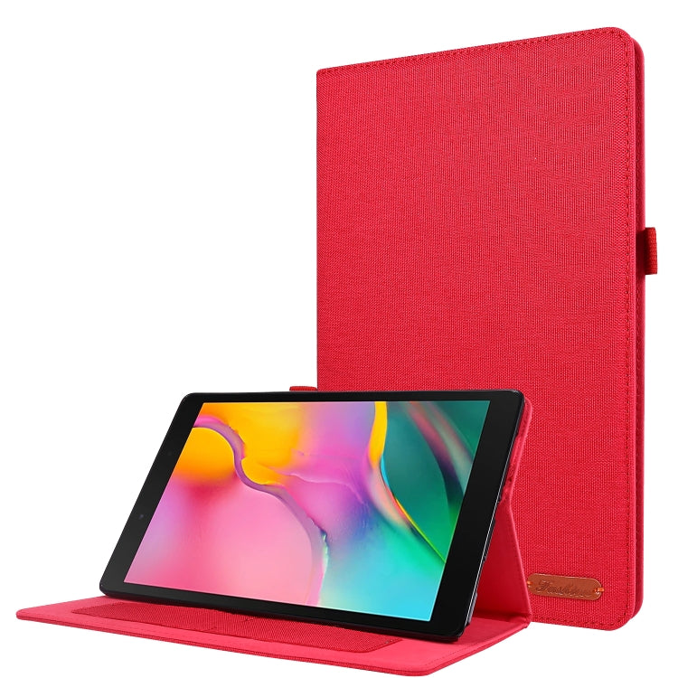 Horizontal Flip TPU + Fabric PU Leather Protective Case with Card Slots & Holder, For Galaxy Tab S8 / Galaxy Tab S7, For Samsung Galaxy Tab S8 / Galaxy Tab S7, For Galaxy Tab A7(2020), For Galaxy Tab A 7(2020)