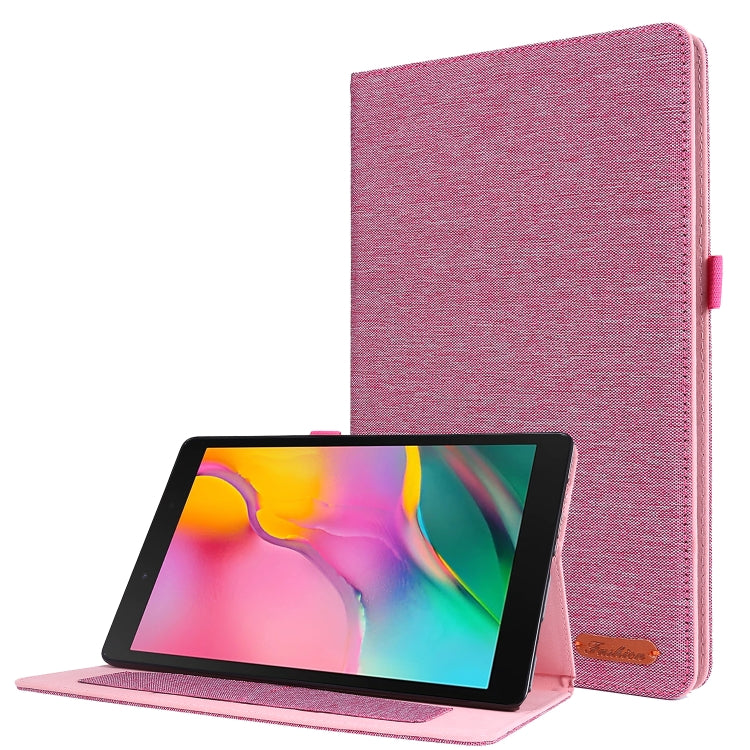 Horizontal Flip TPU + Fabric PU Leather Protective Case with Card Slots & Holder, For Galaxy Tab S8 / Galaxy Tab S7, For Samsung Galaxy Tab S8 / Galaxy Tab S7, For Galaxy Tab A7(2020), For Galaxy Tab A 7(2020)
