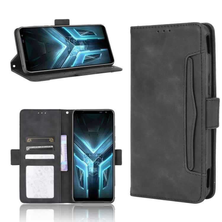 For Asus ROG Phone 3 ZS661KS Wallet Style Skin Feel Calf Pattern Leather Case ，with Separate Card Slot, For Asus ROG Phone 3 ZS661KS