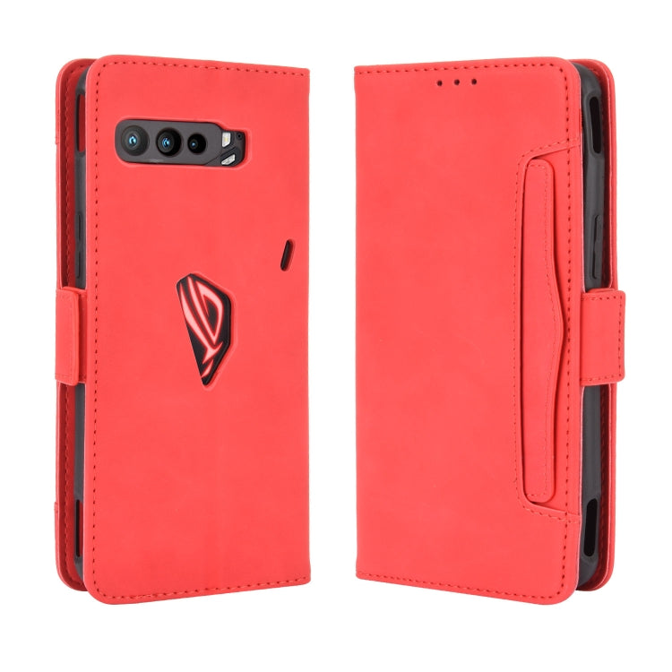 For Asus ROG Phone 3 ZS661KS Wallet Style Skin Feel Calf Pattern Leather Case ，with Separate Card Slot, For Asus ROG Phone 3 ZS661KS