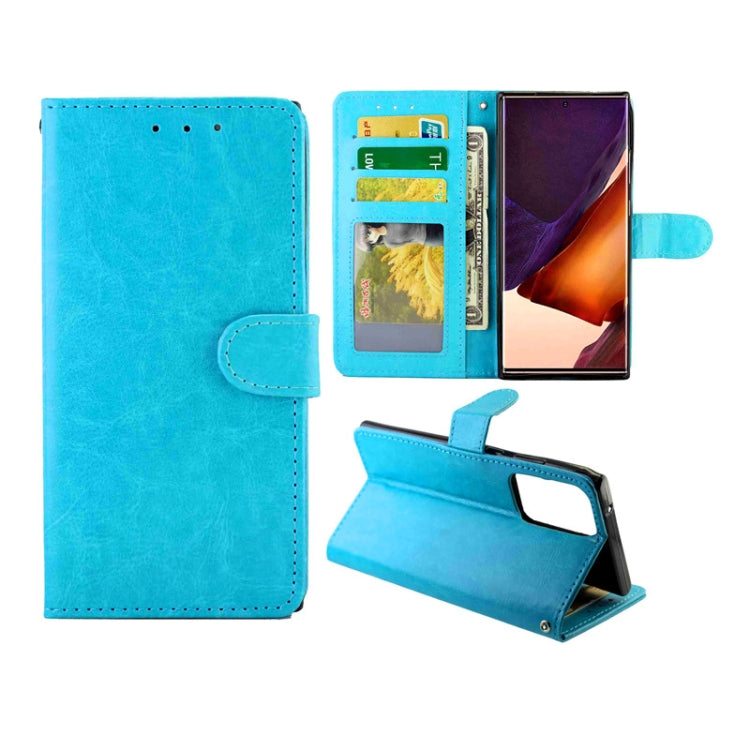 Crazy Horse Texture Leather Horizontal Flip Protective Case with Holder & Card Slots & Wallet & Photo Frame, For Nokia5.3, For Samsung Galaxy Note20 Ultra 5G, For Huawei Y6p(2020), For Huawei P Smart(2020)