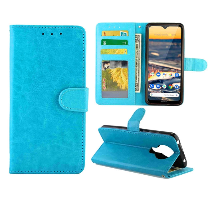 Crazy Horse Texture Leather Horizontal Flip Protective Case with Holder & Card Slots & Wallet & Photo Frame, For Nokia5.3, For Samsung Galaxy Note20 Ultra 5G, For Huawei Y6p(2020), For Huawei P Smart(2020)