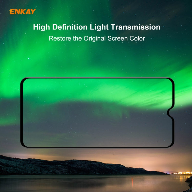 5 PCS ENKAY Hat-Prince 0.26mm 9H 6D Curved Full Screen Eye Protection Green Film Tempered Glass Protector, For Xiaomi Redmi Note 8 Pro, For Redmi Note 9S/Note 9 Pro, For Redmi 10X 4G/Redmi Note 9, For Xiaomi Redmi 9 / 9A / 9C, For Samsung Galaxy A71   ...