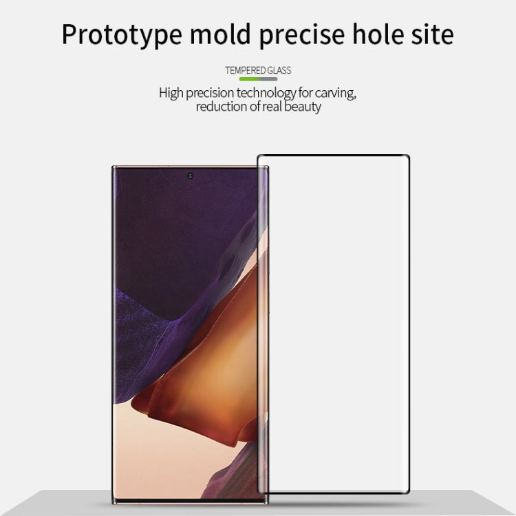 PINWUYO 9H 3D Hot Bending Tempered Glass Film（Ultrasonic fingerprint unlock）, For Samsung Galaxy Note20 Ultra