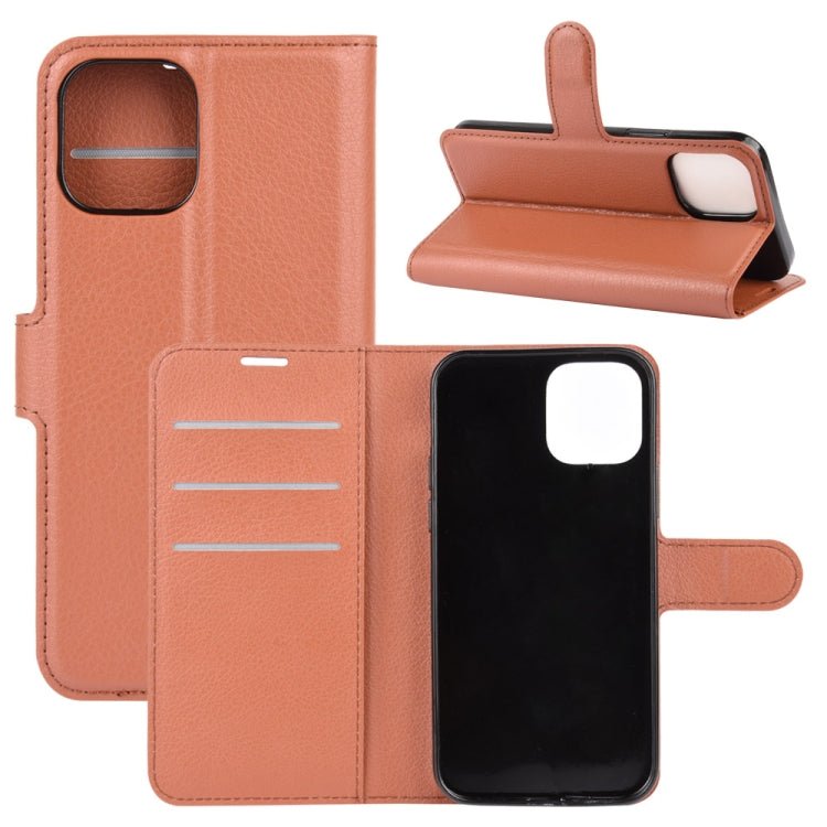 For iPhone 12 Litchi Texture Horizontal Flip Protective Case with Holder & Card Slots & Wallet, For iPhone 12 mini