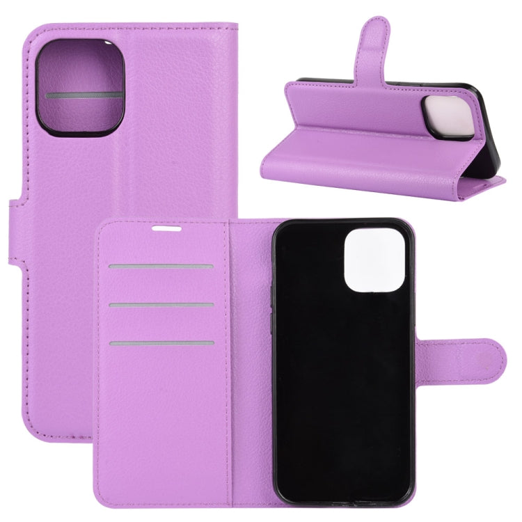 For iPhone 12 Litchi Texture Horizontal Flip Protective Case with Holder & Card Slots & Wallet, For iPhone 12 mini